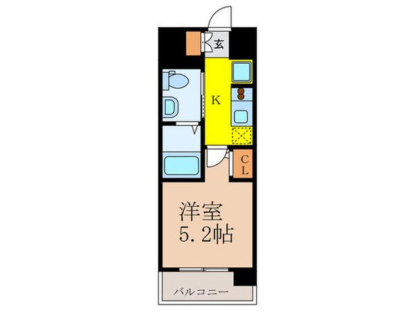 エスリ－ド新大阪SOUTH(208)の物件間取画像